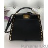 Cheap Peekaboo Mini leather bag 8BN244 Black