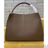 7 Star Peekaboo X-lite Large Leather Bag Coffee