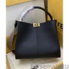 High Quality Peekaboo X-lite Medium Leather Bag Black