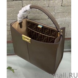 Wholesale Peekaboo X-lite Medium Leather Bag Coffee