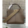 Wholesale Peekaboo X-lite Medium Leather Bag Coffee