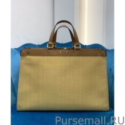 Wholesale Peekaboo X-tote Canvas bag 8BH374 Cream