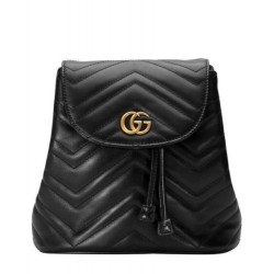 High GG Marmont Matelasse Backpack 528129 Black