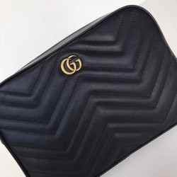 Wholesale GG Marmont Matelassé Belt Bag 523380 Black