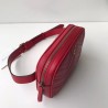 Copy GG Marmont Matelassé Belt Bag 523380 Red