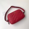 Copy GG Marmont Matelassé Belt Bag 523380 Red