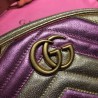 Top GG Marmont matelasse leather Belt Bag 476434