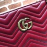 Luxury GG Marmont Matelassé Medium Tote 524578 Red