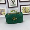 Knockoff GG Marmont Matelassé Mini Bag 446744 Green