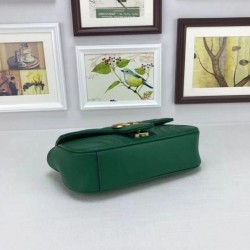 Knockoff GG Marmont Matelassé Mini Bag 446744 Green