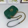 Knockoff GG Marmont Matelassé Mini Bag 446744 Green