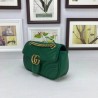 Knockoff GG Marmont Matelassé Mini Bag 446744 Green