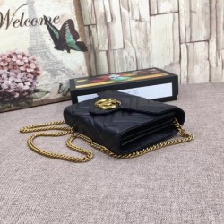 Fashion GG Marmont matelasse mini bag black 474575