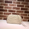 1:1 Mirror GG Marmont Matelasse Shoulder Bag 447632 Beige