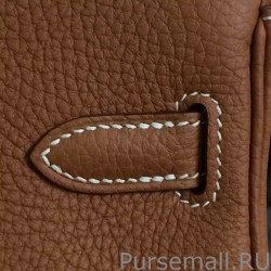 Inspired Hermes Birkin 30cm 35cm Bag In Brown Clemence Leather