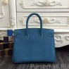 Wholesale Hermes Birkin 30cm 35cm Bag In Jean Blue Clemence Leather