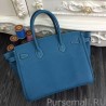 Wholesale Hermes Birkin 30cm 35cm Bag In Jean Blue Clemence Leather