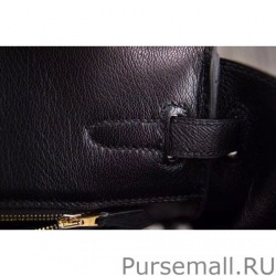 High Hermes Birkin 30cm 35cm Bag In Black Epsom Leather