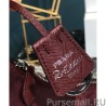 7 Star Prada Re-Edition 2005 nylon shoulder bag Mauve