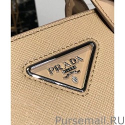 Cheap Prada Saffiano leather Prada Kristen handbag 1BA269 Apricot
