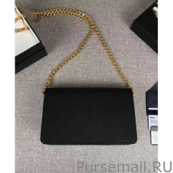 High Quality Prada Saffiano leather shoulder bag 1BP012 Black