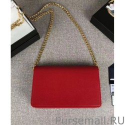 1:1 Mirror Prada Saffiano leather shoulder bag 1BP012 Red