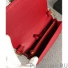 1:1 Mirror Prada Saffiano leather shoulder bag 1BP012 Red