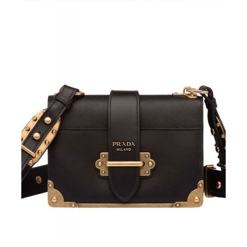 High Quality Prada Cahier Bag 1BD045 Black