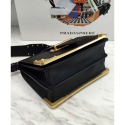 High Quality Prada Cahier Bag 1BD045 Black