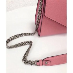 UK Prada Monochrome Saffiano leather bag 1BD127 Pink