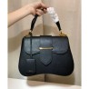 Wholesale Prada Sidonie Large Saffiano Bag 1BN002 Black