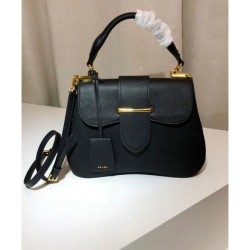 Wholesale Prada Sidonie Large Saffiano Bag 1BN002 Black