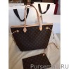 Top Neverfull MM Monogram Canvas M40997 Mimosa