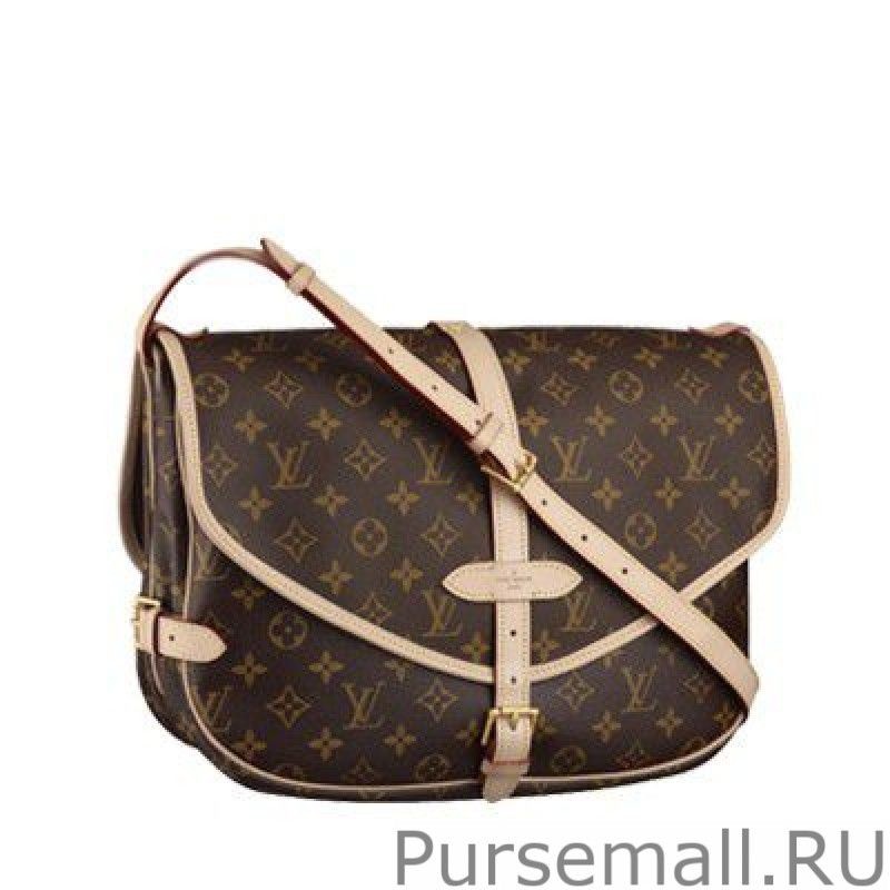 High Quality Saumur MM Monogram Canvas M40710