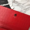 Replica Saint Laurent Medium Kate Monogram Crocodile Leather Shoulder Bag Red