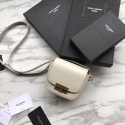 Luxury YSL Saint Laurent Betty Mini Satchel Bag White