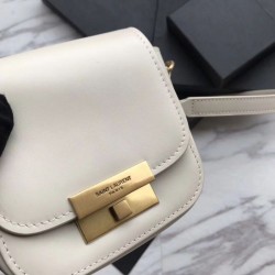 Luxury YSL Saint Laurent Betty Mini Satchel Bag White