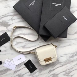 Luxury YSL Saint Laurent Betty Mini Satchel Bag White