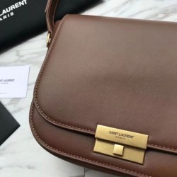 UK YSL Saint Laurent Betty Pouch Bag Brown