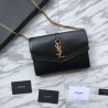 1:1 Mirror YSL Saint Laurent Cassandra Bag With Monogram Slider Black