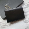 Top Quality YSL Saint Laurent Cassandra Bag With Monogram Slider Black