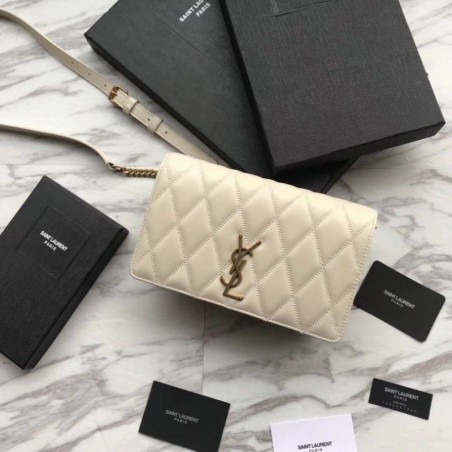 Top YSL Saint Laurent Jamie Small Bag Apricot