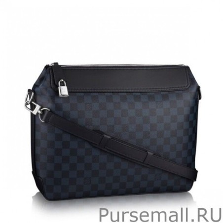 UK Messenger Greenwich Damier Cobalt N41348