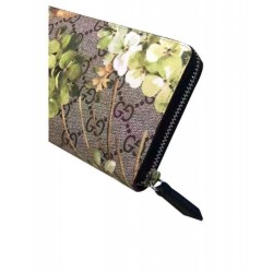 Best GG Blooms Zip Around Wallet Green