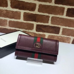 AAA+ Ophidia Continental Wallet 523153 Claret