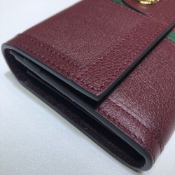 AAA+ Ophidia Continental Wallet 523153 Claret