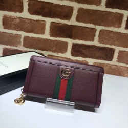 Knockoff Ophidia Zip Around Wallet 523154 Red