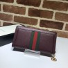 Knockoff Ophidia Zip Around Wallet 523154 Red