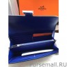 Knockoff Hermes Constance Long Wallet In Electric Blue Epsom Leather