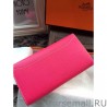 Inspired Hermes Constance Long Wallet In Red Epsom Leather